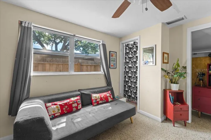 Bedroom 3 with large closets