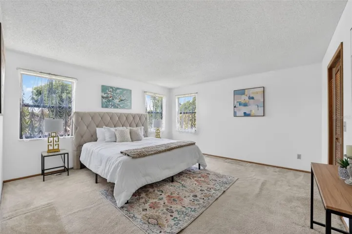 Bedroom 2 (Upstairs ) serves as a Junior Suite with spacious walk-in closet