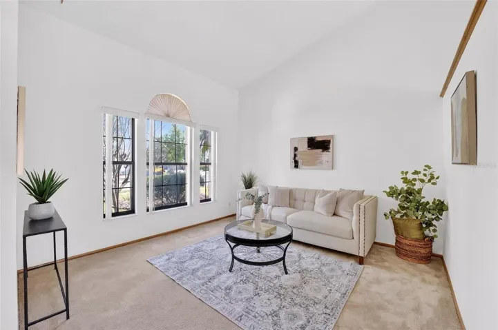 Across from the Formal Dining room, you will find the Living Room/Flex Room that can make a perfect playroom or office