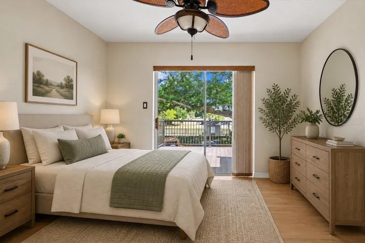 *virtually staged*Bedroom 2