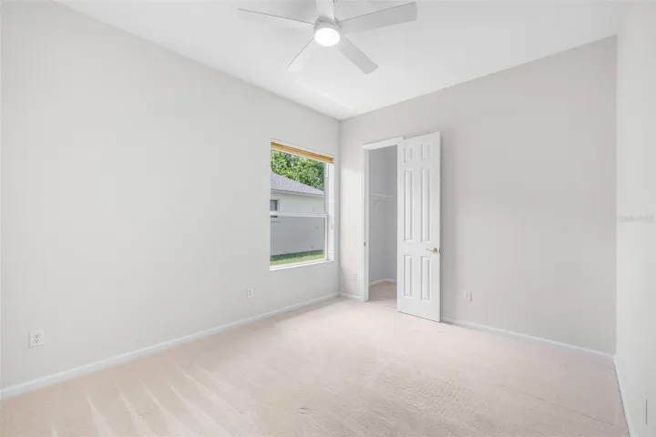 Third bedroom with walk-in closet