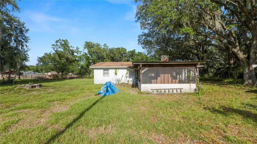 Back of the property