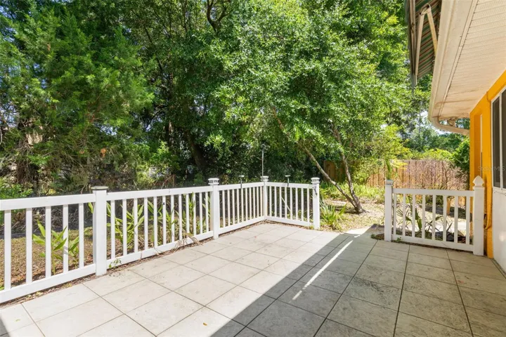 Back patio