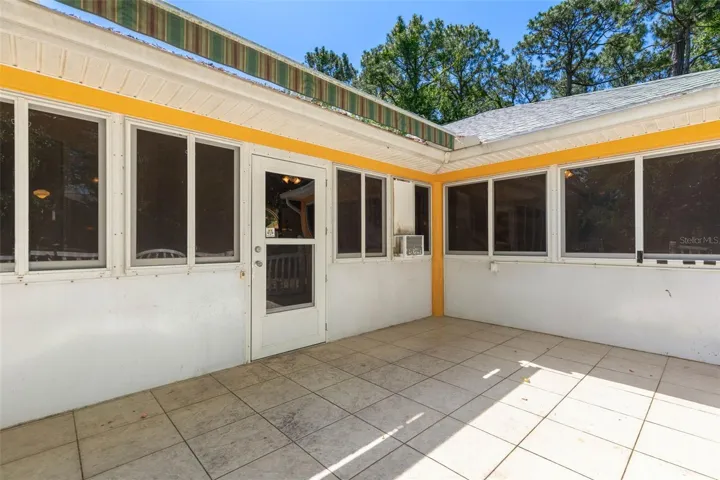 Back patio