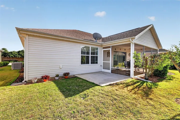 Rear of home