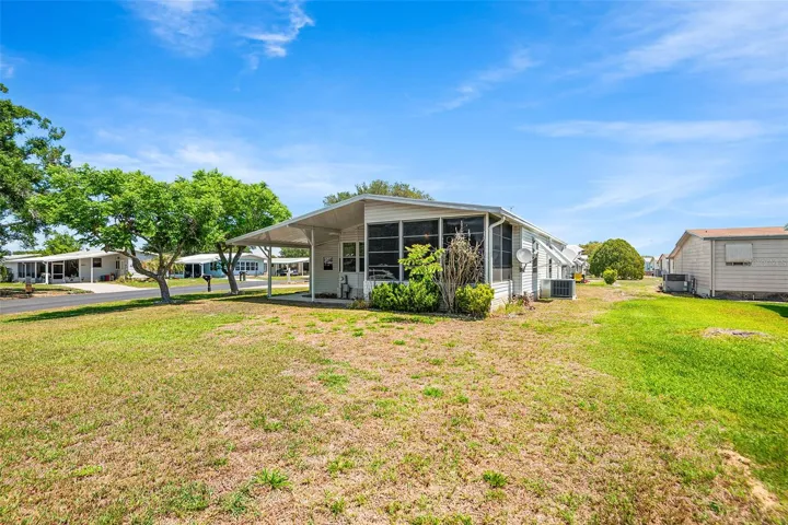 SIDE AND REAR VIEW OF HOME