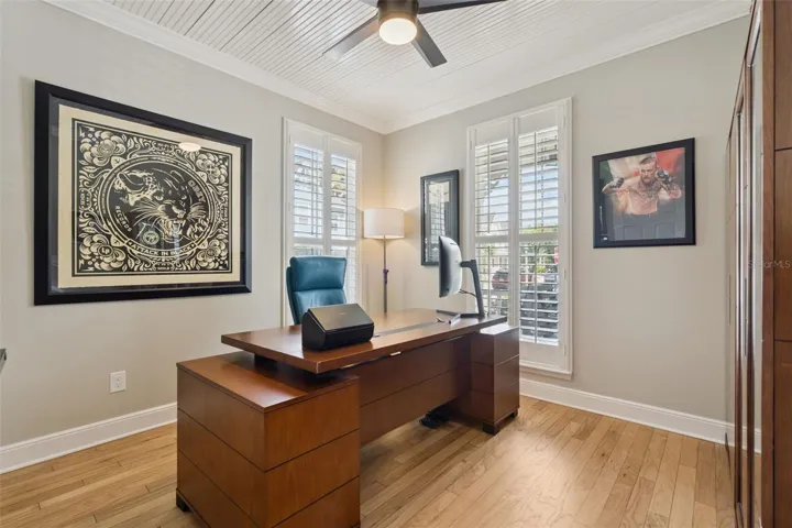 First floor office/den/or potential 5th bedroom.