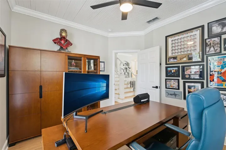 Office with access off foyer.