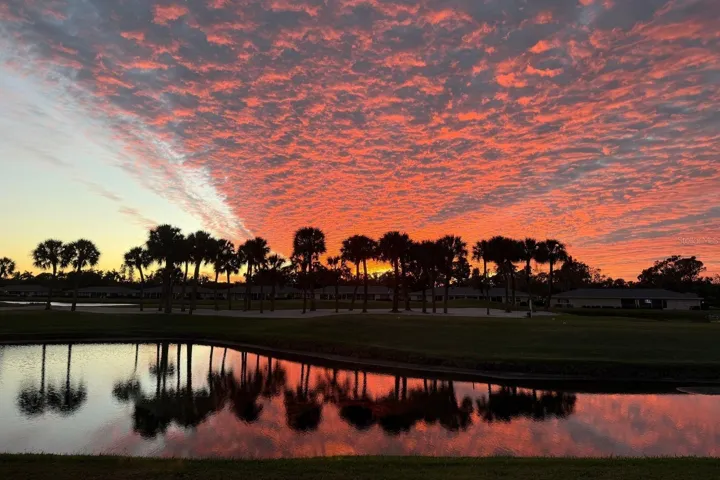 Sunset views from the Sunroom / Lanai