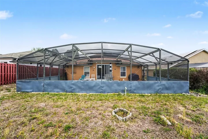 Back view of Screened Porch