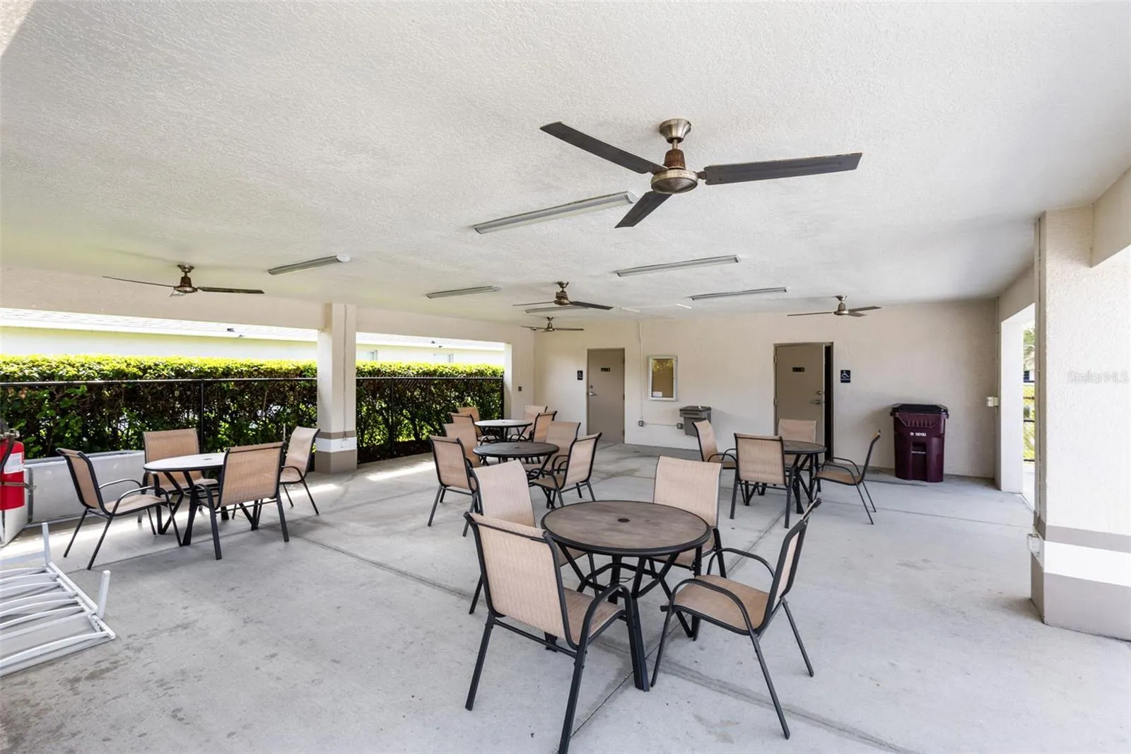 Community pool area