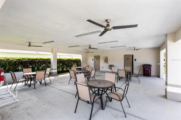 Community pool area