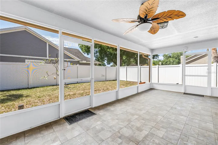View of Fenced Backyard