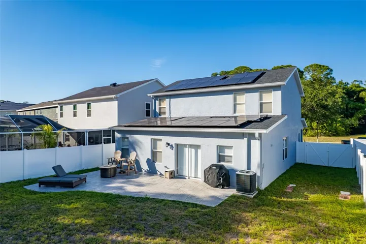 Huge Yard with 320 s.f. of Concrete Stamp Entertainment Patio!