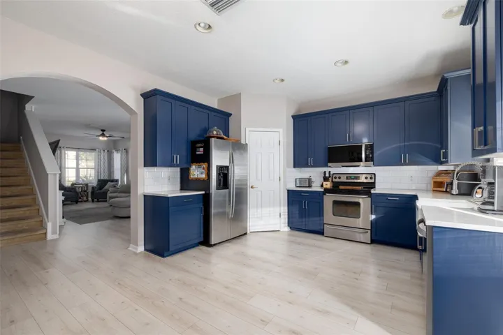Custom Built Solid Wood Cabinets and Quartz Upgrades!