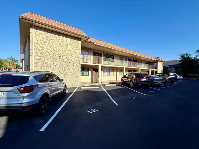 #12 parking in front of door