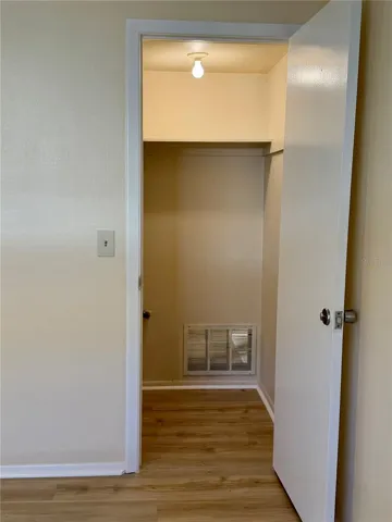 2nd walk in closet in bedroom, Air-handler also housed here, not shown