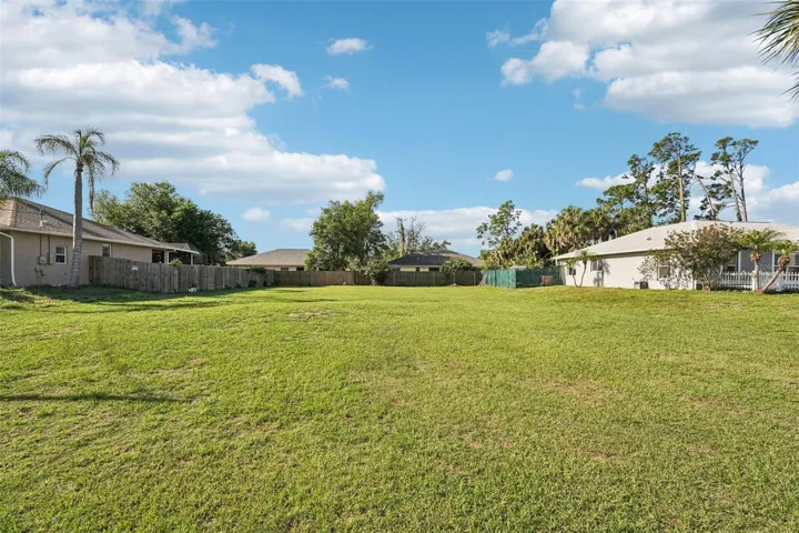 Double Lot to Left of front of house
