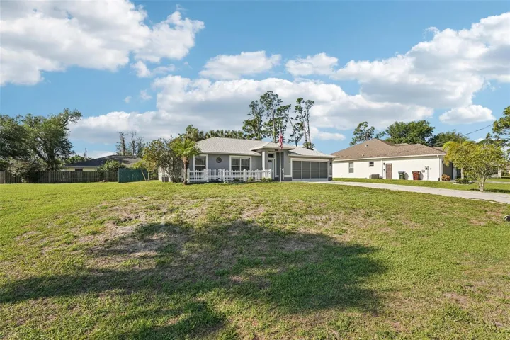 Double Lot to Left of front of house