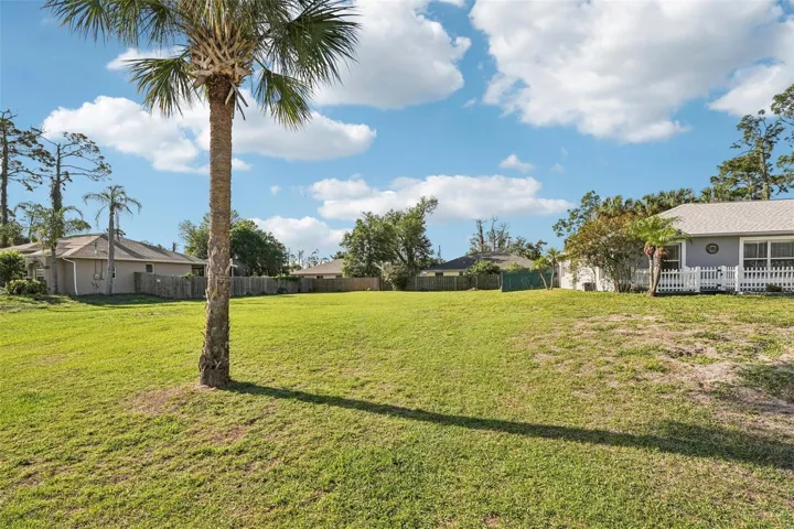 Double Lot to Left of front of house
