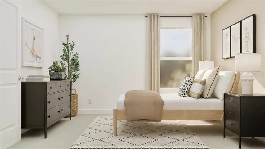 Virtually staged.