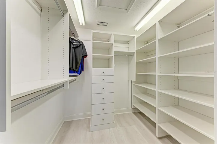 Custom Walk-In Closet in Primary Bedroom