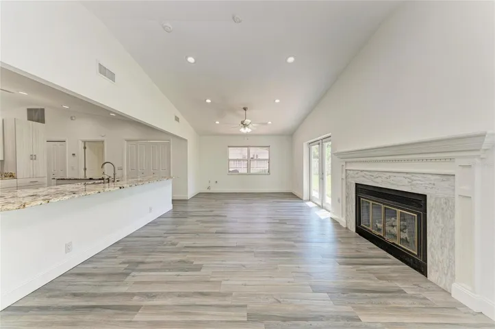 Family Room with Propane Fireplace