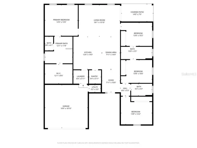 Floor plan of 18292 Troon Ave