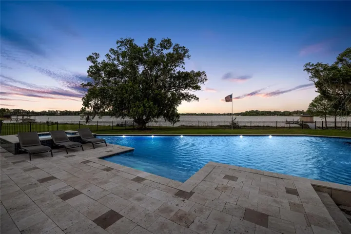 Pool Area Twilight