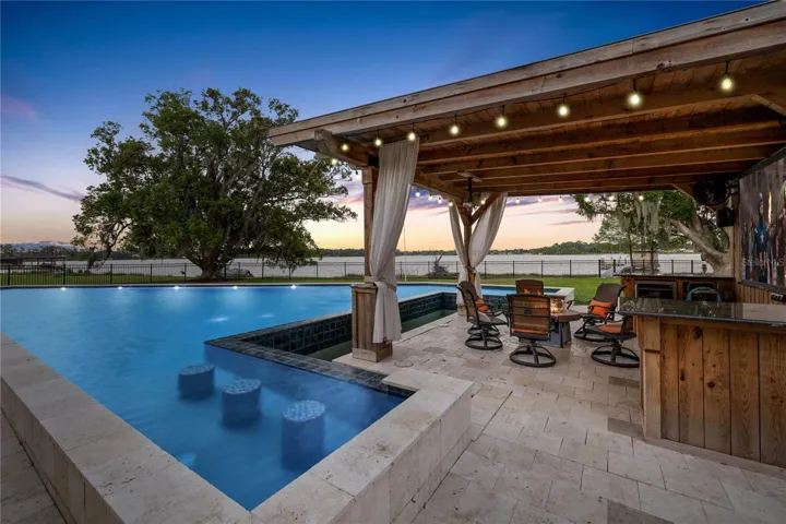 Pool Area Twilight