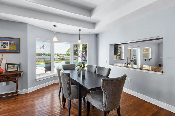 Dining Room Overlooking Lake
