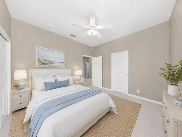 Virtually Staged Bedroom 4