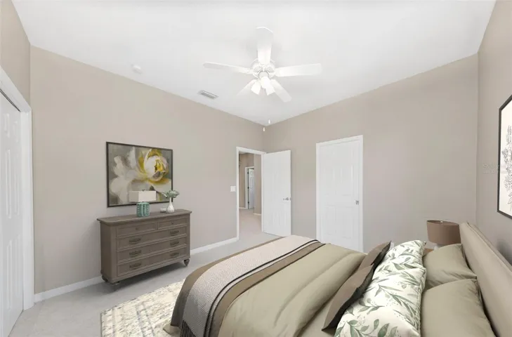 Virtually Staged Bedroom 4