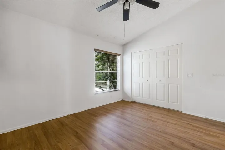 Primary with vaulted ceilings