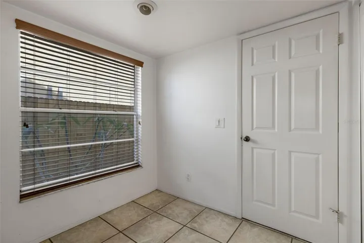 Door to garage from kitchen