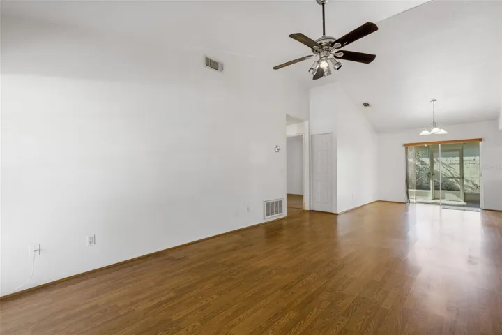 Bright Great Room with Soaring Cathedral Ceilings!