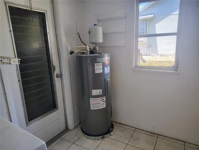 hot water heater/ Laundry