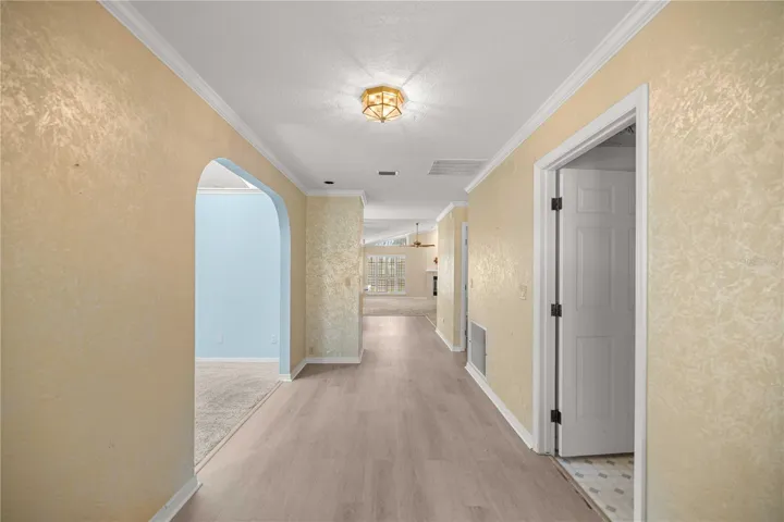 Walking in the front door