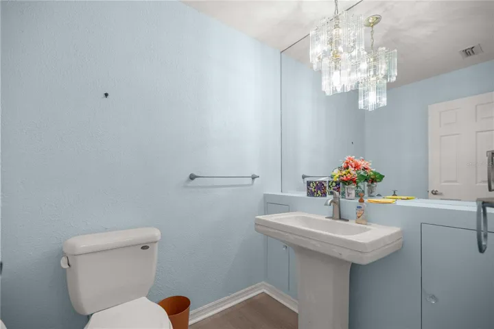 Half bath by the kitchen
