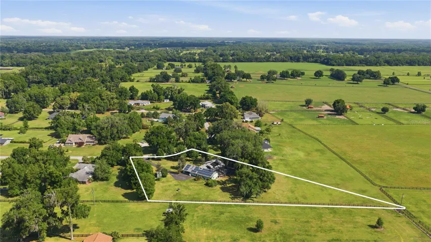 lot lines via drone
