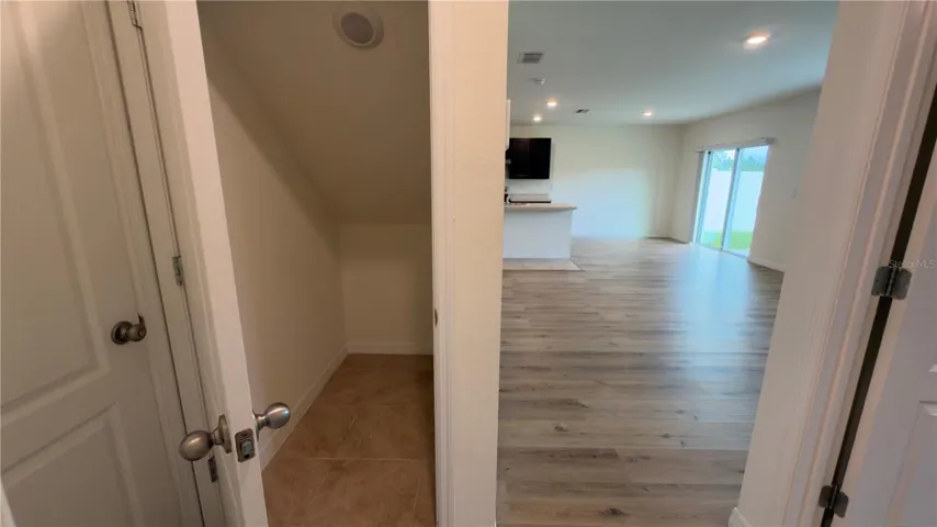 extra storage under stairs