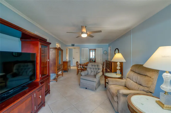 Spacious layout offering multiple seating options and an easy flow into the dining area, perfect for relaxing or hosting guests.