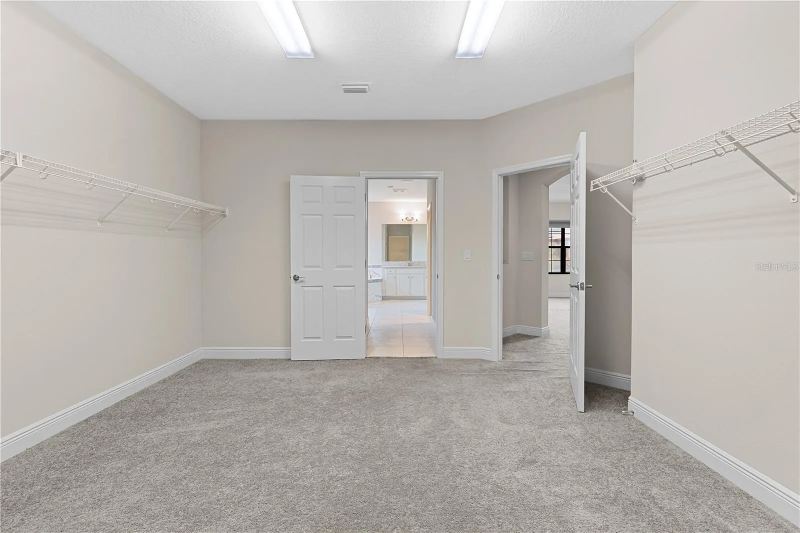 upstairs master closet