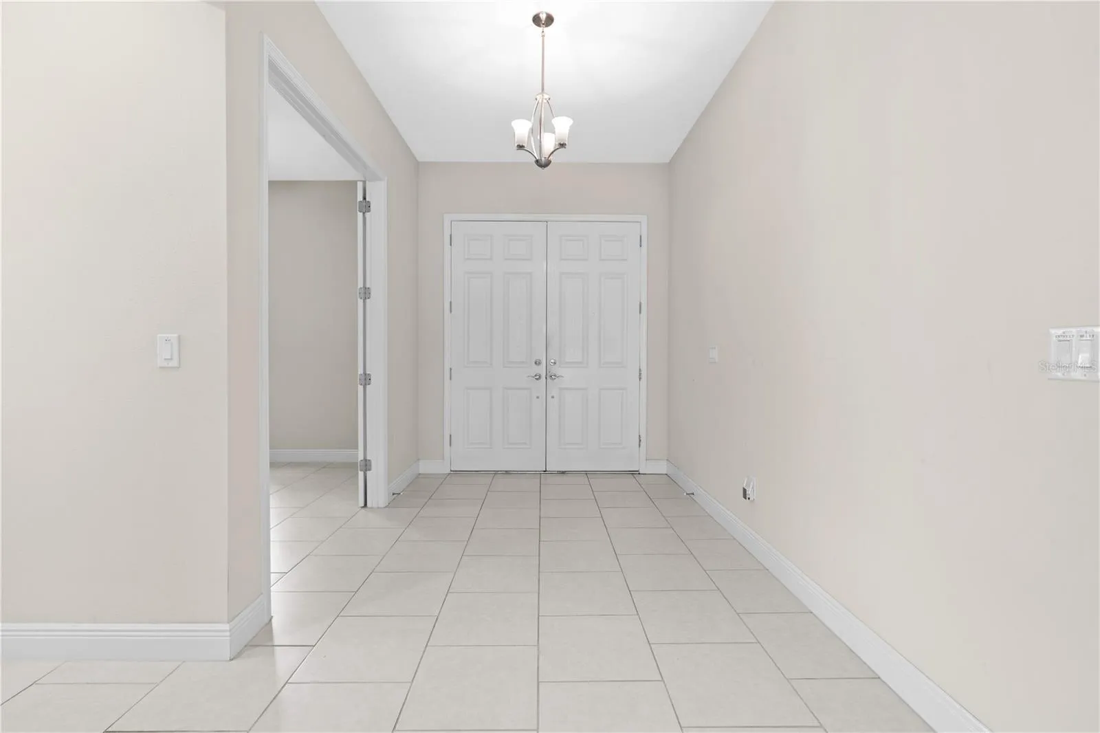Front door entry from inside