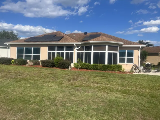 Back of the home