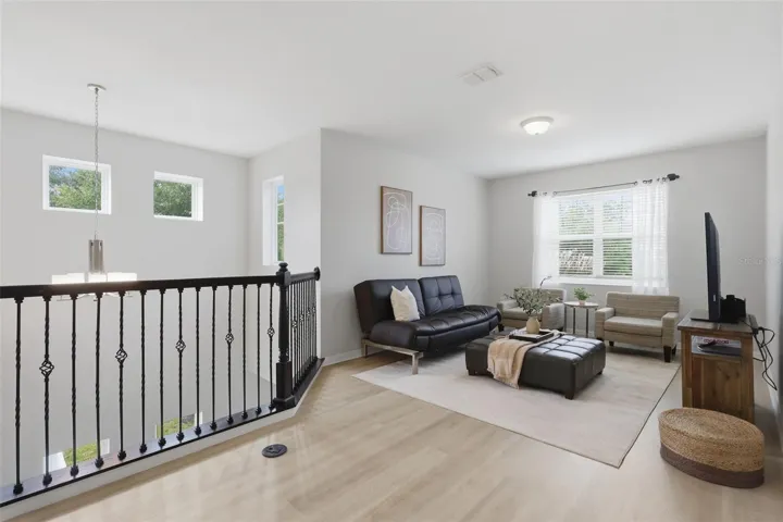 Upstairs loft area