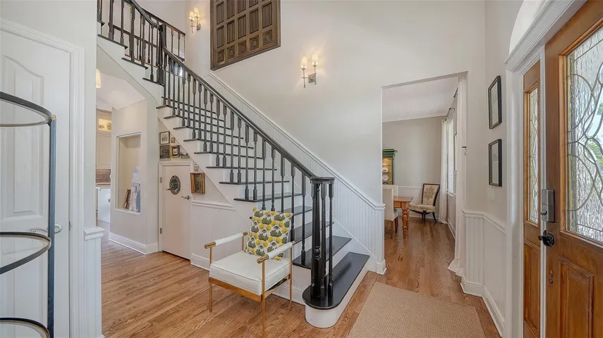 Upstairs, three additional bedrooms provide ideal separation for family or guests