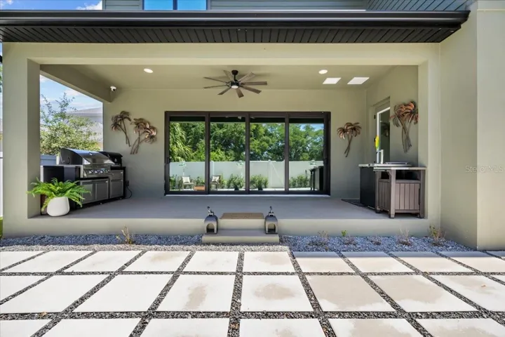 View from the back of house