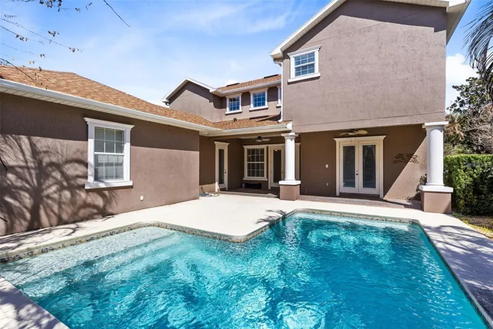 Back of home and Pool
