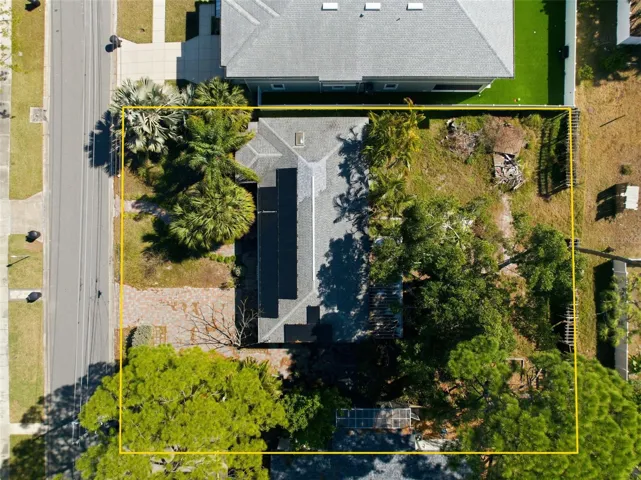 Double LOT. Zoned NT-1 (Single Family with In-Law Suite). Verify with city.